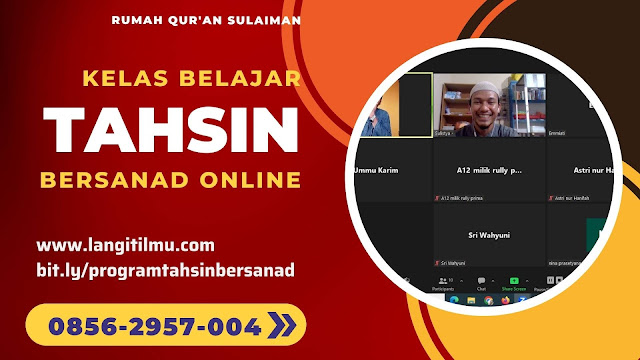 0856-2957-004: Belajar Tahsin Bersanad Online di Kabupaten Gayo Lues