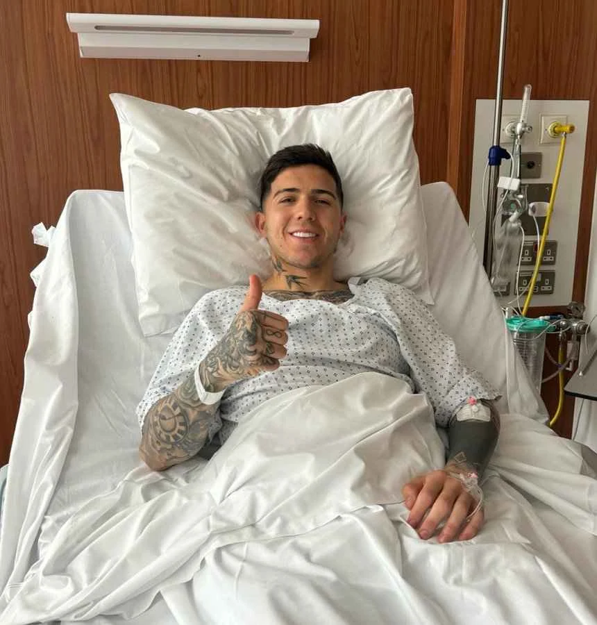 Enzo Fernandez sends message to Chelsea fans and teammates after successful surgery