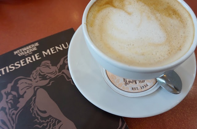 cup of coffee from patisserie valerie