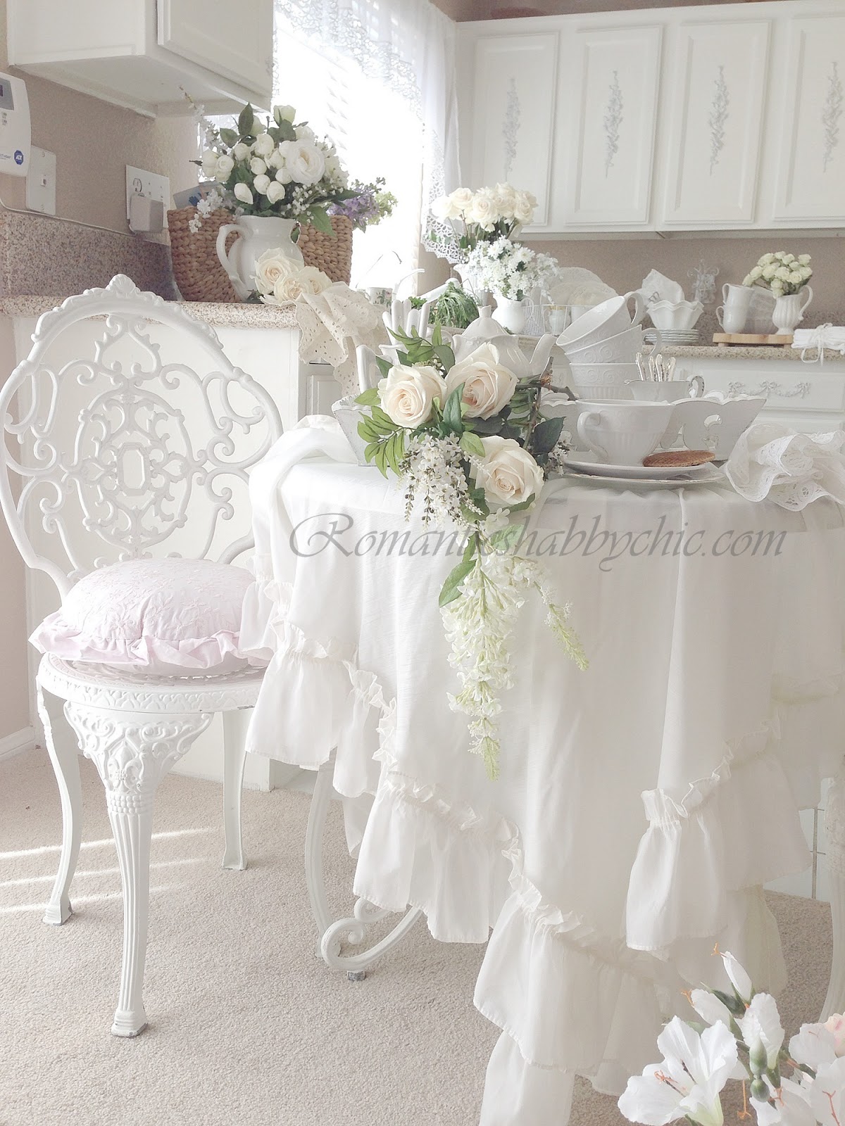 My Shabby Chic Home  Romantik Evim Romantik Ev My 