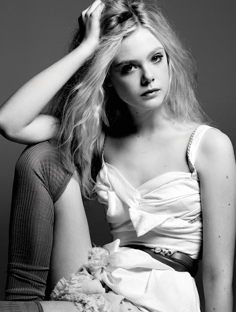 see elle fanning photographed by yu tsai for black book magazine via china