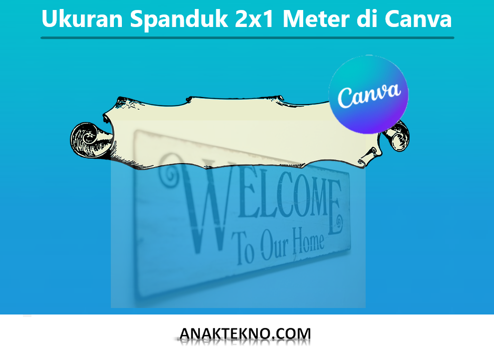 Ukuran Spanduk 2x1 Meter di Canva