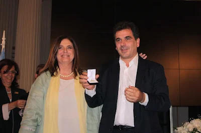 Carmen Polledo y Cristian Ritondo