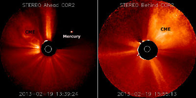 Eyección de masa coronal 19 de Febrero de 2013