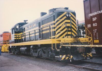 DLMX Nickel Plat Road RSD-5 #324 at Union Station in Portland, Oregon, on May 11, 1996