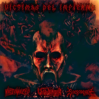 Split - Victimized & Sacrodeath & Vapuleador - Víctimas del infierno  (2021)