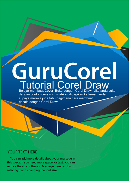  Cara  Mudah 20 Menit Membuat COVER BUKU Dengan Corel Draw 