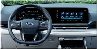 Imagem do painel de instrumentos digital do Ford Equator Sport 2023, com informações claras e de fácil leitura.
