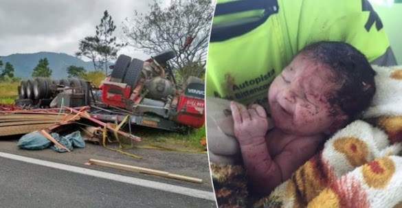 Ibunya meninggal dunia dalam kemalangan jalan raya, tetapi ‘bayi ajaib’ ini terkeluar dari rahim dan terselamat