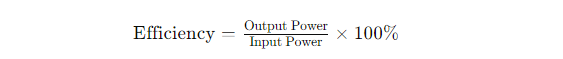 How to calculate dc and ac transmission efficiency