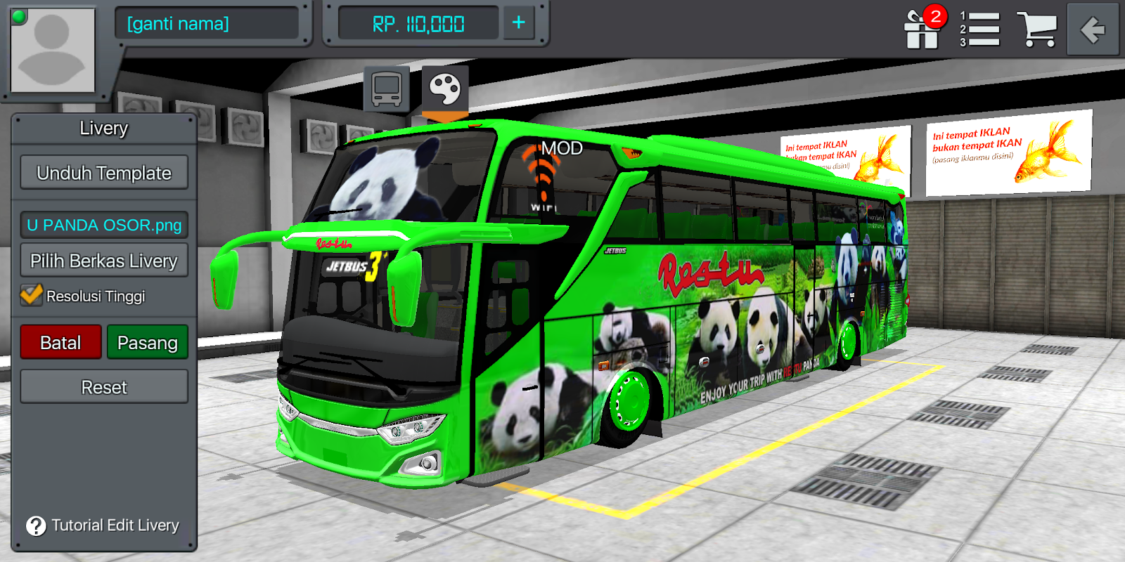 Download Livery Bussid Restu Panda Shd - livery truck anti ...