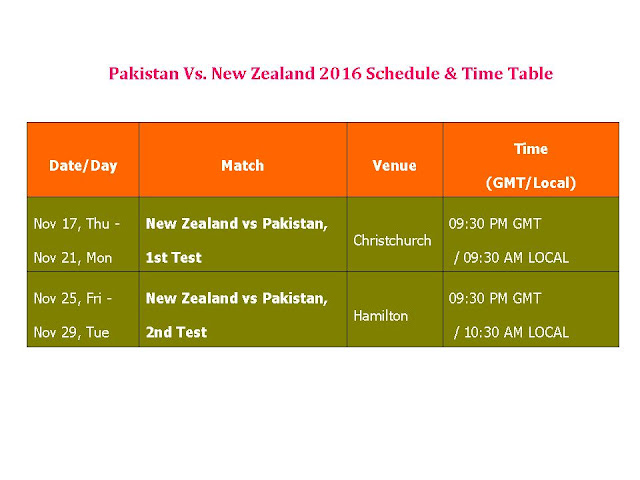 Pakistan Vs New Zealand 2016 Schedule & Time Table,Pakistan tour of New Zealand 2016,PAK vs NZ 2016 series,New Zealand vs Pakistan 2016 schedule,fixture,time table,local time,GMT IST local time,match detail,New Zealand Pakistan series,ODI series,test series,t20 series,full match schedule,icc cricket calendar,all schedule,Pakistan vs New Zealand 2016,cricket schedule,venue,day date,place,match timing Pakistan Vs  New Zealand 2016 Schedule & Time Table