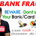 Bank Frauds - Dont share Your Bank/Card Details | Tamil Tech News