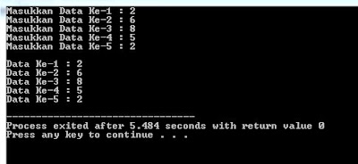 Contoh Program Array 1 Dimensi Dan Array 2 Dimensi Bahasa C++