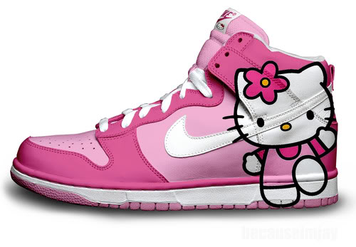  Nike  Hello  Kitty  Nikes Dunk Shoes  For Girls Colorful Nikes