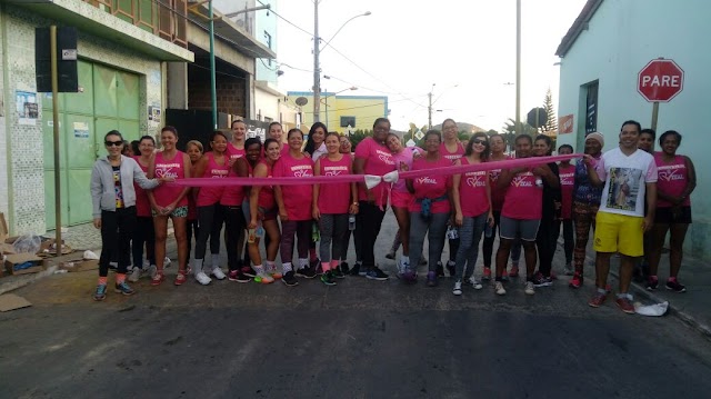 1° maratona do Grupo de Mulheres do CRAS em Gentio do Ouro, Bahia