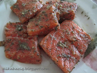 Mikahaziq: Resepi Salmon Ringkas dan Mudah