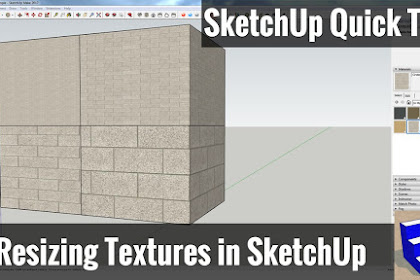 Video Tutorial Resizing Textures As Well As Materials Inwards Sketchup