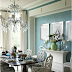 Blue and Green Dining Room