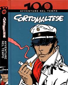 100 Anni di Fumetto Italiano 10 [Corto Maltese: Avventure nel tempo] - 2 Dicembre 2009 | ISSN 2037-0148 | CBR 215 dpi | Mensile | Fumetti Classici | Universo Bonelli | Universo Disney
Numero volumi : 31
Il Corriere della Sera e la Gazzetta dello Sport, già insieme per la collana I Mitici Disney, tornano all'attacco con una nuova lodevole iniziativa realizzata in collaborazione con Panini Comics ed If Edizioni: 100 Anni di Fumetto Italiano.
Questa collana, composta da 31 volumi,  esce in edicola dal 30 settembre 2009 e cerca di dare un nuovo approccio alle pubblicazioni prediligendo un accorpamento di storie e fumetti «tematico»; non un personaggio fisso quindi né un autore fisso bensì volumi dedicati ad un tema ogni volta differente come la paura, l'erotismo, l'umorismo, la fantascienza e così via.
I volumi si presentano decisamente corposi, sono di ben 300 pagine, consentendo la pubblicazione di avventure lunghe, spesso storiche, di personaggi differenti.
La scelta dei fumetti sembra ricadere prevalentemente su personaggi e fumetti molto conosciuti e di gran visibilità (come Dylan Dog, Rat Man, Diabolik o l'immancabile Corto Maltese) almeno per quanto riguarda i titoli degli albi, ma all'interno di ogni volume sarà possibile recuperare anche storie e fumetti di personaggi meno noti (come Isabella, Sadik, Genius).
