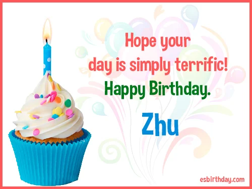 Zhu Happy birthday