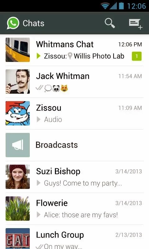 WhatsApp Messenger v2.12.58