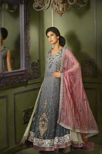 Pakistani new Bridal dresses frocks 2014 Pakistani new Bridal dresses frocks 2014