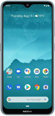 Nokia 6.2 - Android 9.0 Pie - 64 GB - Triple Camera - Unlocked Smartphone (AT&T/T-Mobile/MetroPCS/Cricket/Mint) - 6.3" FHD+ HDR Screen - Ice Blue - U.S. Warranty