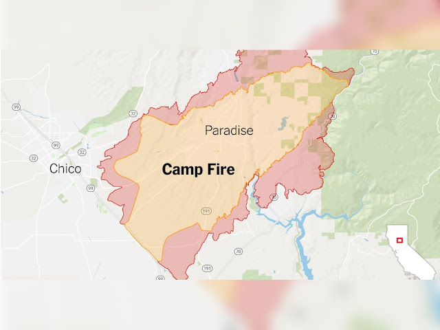 Camp Fire Map Cal Fire