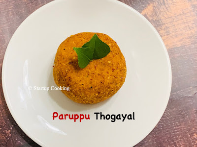 paruppu thogayal