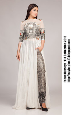 FH-PM-DL-3c Silk Versailles Woodcut Formal Dress mmm-fahad-hussayn-eid-collection-2015
