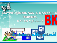 Download materi dan Modul bimbingan dan konseling bagi siswa SMP/MTs 