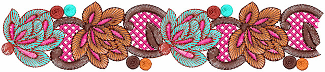 3mm sequins stik Kant Border