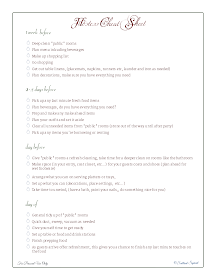 free printable, holiday planner, checklist, party planner, 