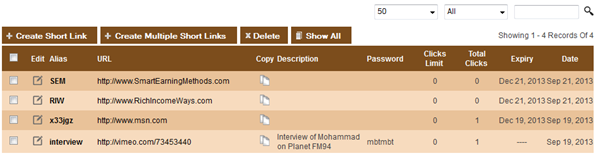 Access and manage Links list