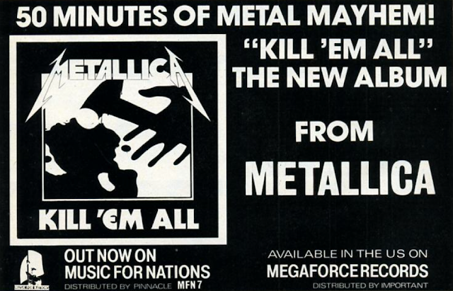 Metallica - "Kill 'Em All" - reklama