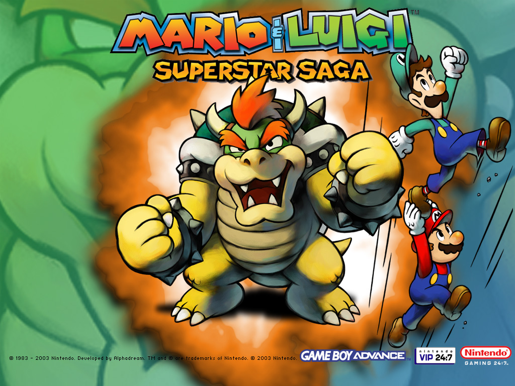 Rookie and Popple - Mario & Luigi: Superstar Saga (GBA)