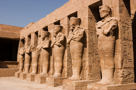 Karnak foi um dos grandes locais cerimoniais do Antigo Egipto