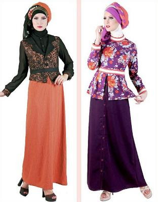 Contoh Model Baju Gamis Batik