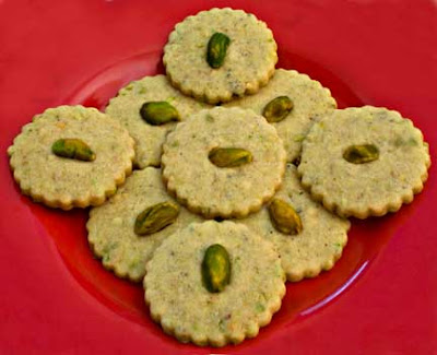 Crispy Pistachio-Cardamom Cookies