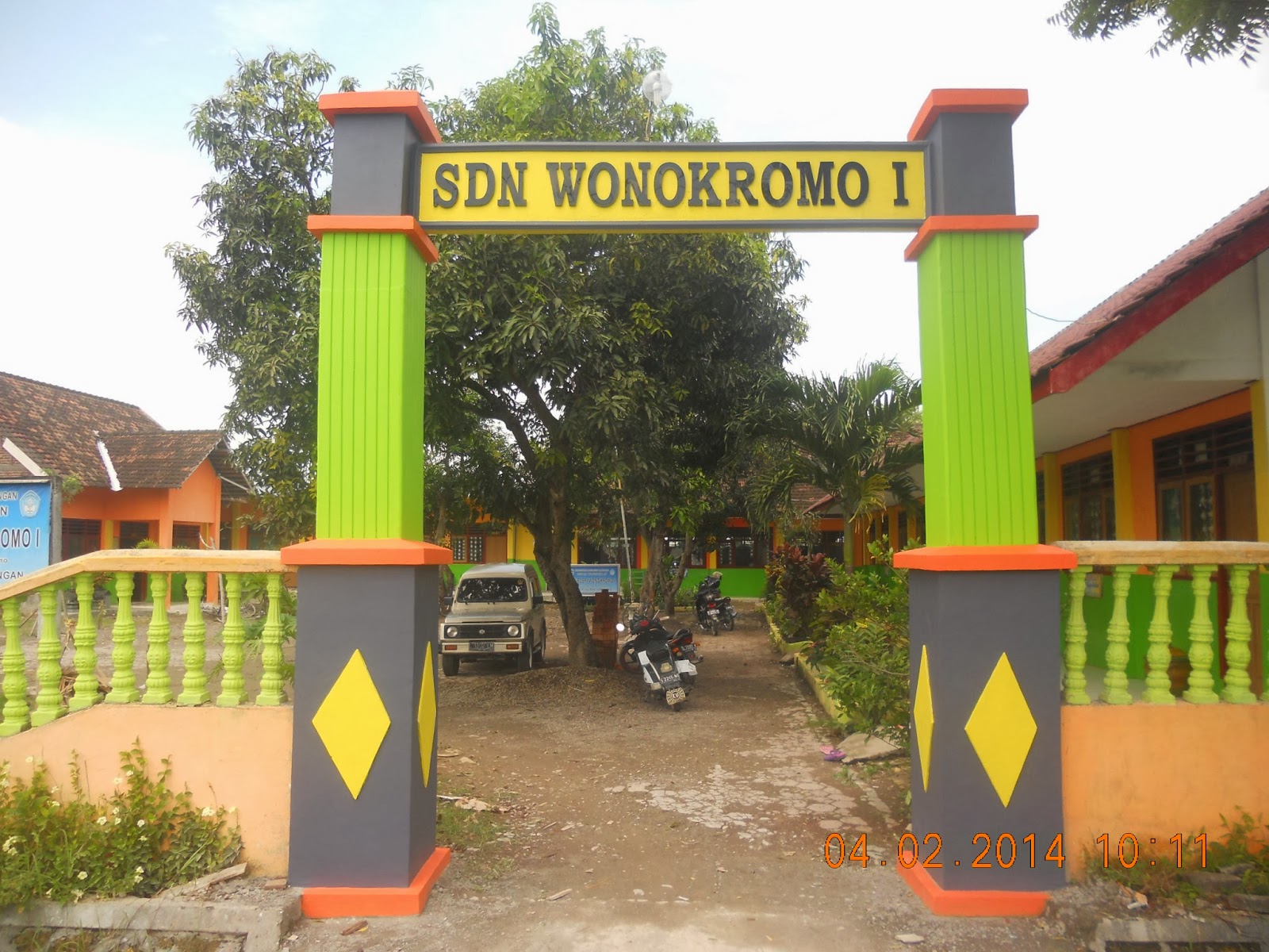 SD NEGERI WONOKROMO I WAJAH BARU GAPURA  PINTU MASUK  SDN 