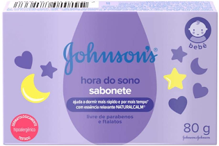 Sabonete Johnsons hipoalergênico