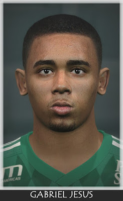 Pes-modif: PES 2016 Gabriel Jesus (Manchester City) Face 