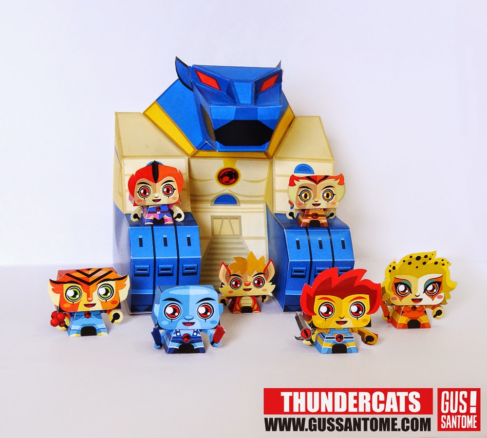 Mini ThunderCats Paper Toys