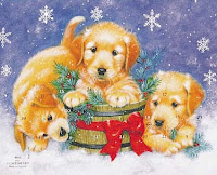 Christmas Puppy Desktop Theme Download