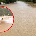 Río Yuna arrastra vehículo con tres personas en tramo Arenoso-Guaraguao