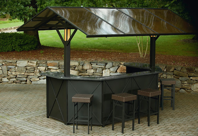 Grill Gazebo With Bar