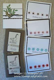 Cards made at the July Senior Center Classes