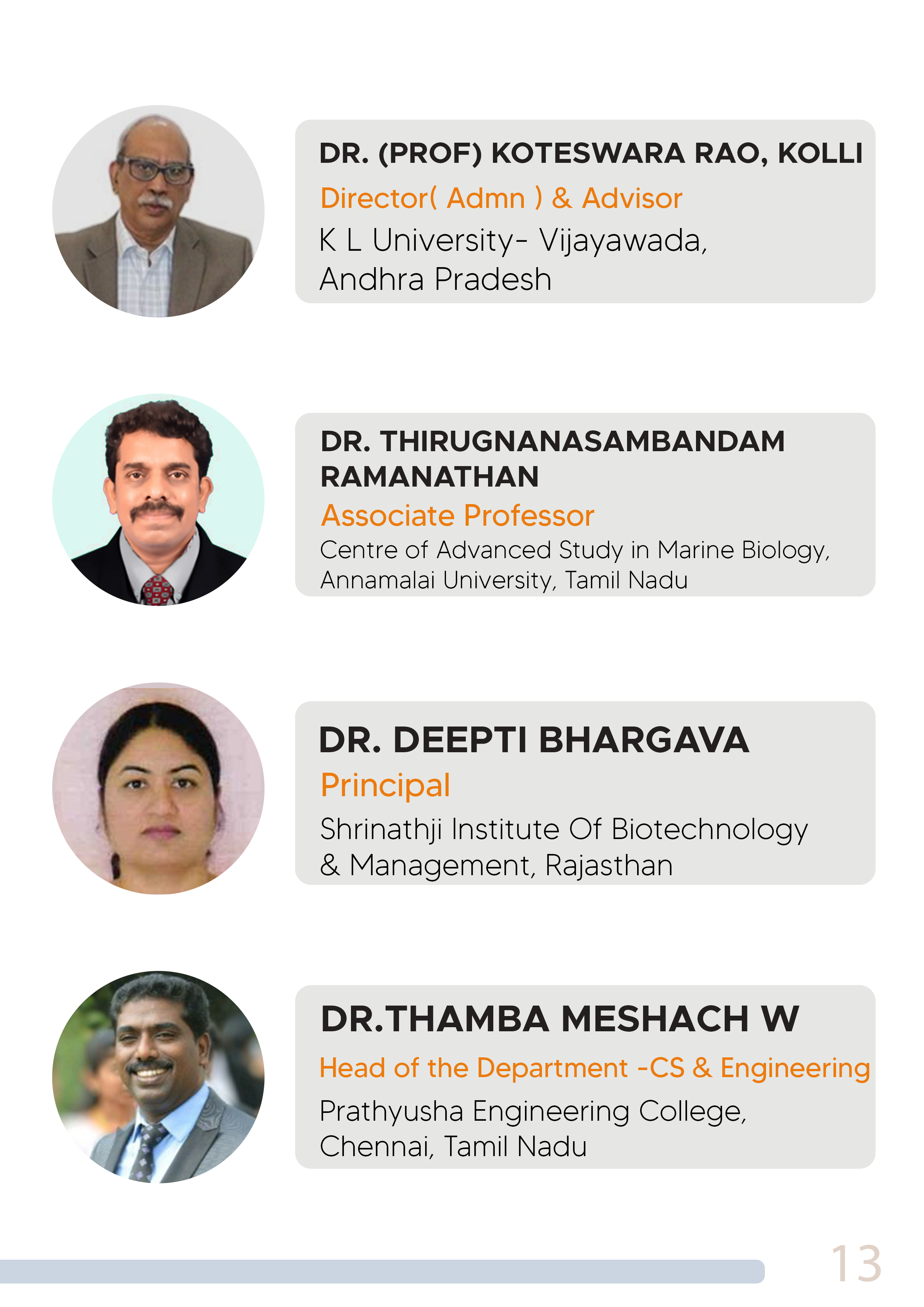 List of Leading Professors from India 2023 - 2nd Edition