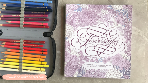 coloring book, flowerscape, flowerscape coloring book, coloring book for adults, adult coloring book, buku mewarnai, buku mewarnai dewasa